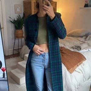 VTG Plaid Coat